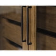 thumbnail image 6 of Modern Wood Display Cabinet Dining Storage Bookcase Fully Assembled Brown, 6 of 10