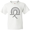 thumbnail image 3 of Inktastic Parkinson's Awareness Ribbon Rainbow Youth T-Shirt, 3 of 5