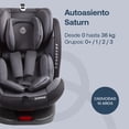 thumbnail image 2 of Autoasiento para Bebe, Portabebe Ergonomico con Booster Bebesit  Silla de auto Saturn Negro, 2 of 9