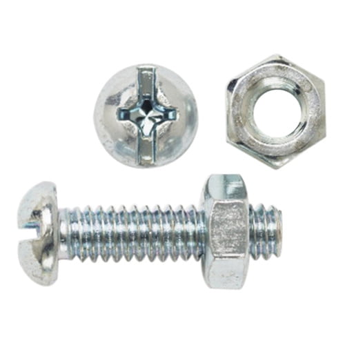 Peco Fastener 14X2RHSSBZJ Zinc Plated Steel Round Head Stove Bolt With