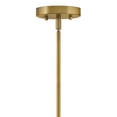 thumbnail image 5 of 83604LCB-SF Lark Lucy - 12W 1 LED Medium Pendant-13.25 Inch Tall and 15 Inch Wide-Lacquered Brass/Sea Foam Finish, 5 of 7