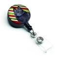 thumbnail image 1 of ""Caroline'S Treasures Schipperke Candy Cane Holiday Christmas Carrete Retráctil Para Insignia Multicolor (Lh9249Br)"", 1 of 1
