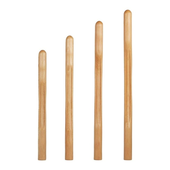 Milaget Massage Stick Gua Sha Tool, Wood Guasha Scraping, Body Muscle Scraper, Effective 4 Pcs
