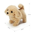 thumbnail image 2 of SUNSIOM Little Puppy Plush Toy Electronic Interactive Toy Barking Stuffed Dog, 2 of 6