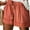 Orange, variant on Fancyglim Women Casual Shorts Drawstring Comfy Elastic Waist Summer Beach Pull On Short Pants with Pockets S-2XL