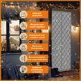 thumbnail image 5 of Winter Magnetic Thermal Insulated Door Curtain Fits Door Size 32" X 84" Insulation Cover Blanket Insulation Cloth Thicken Cotton as Privacy Temporary to Soundproof, 5 of 7