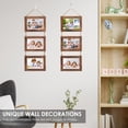 thumbnail image 5 of 4Pcs Wall Hanging Picture Collage Triple Frame Easy Install Photo Display Frame Wall Décor for Home Office Living Room, 5 of 13