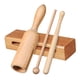 thumbnail image 4 of Instrumento musical de percusión de madera maciza para niños, juguete musical para clases de música, de mano, con mazo y bloque rítmico., 4 of 9