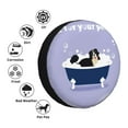 thumbnail image 2 of Kdxio Bernese Mountain Dog Sitting Bath Tub for Tire Cover Wheel Protectors Tyre Covers Weatherproof Wheel Covers Universal Fit for Trailer Rv SUV Truck Camper Travel Trailers 17 inch, 2 of 5