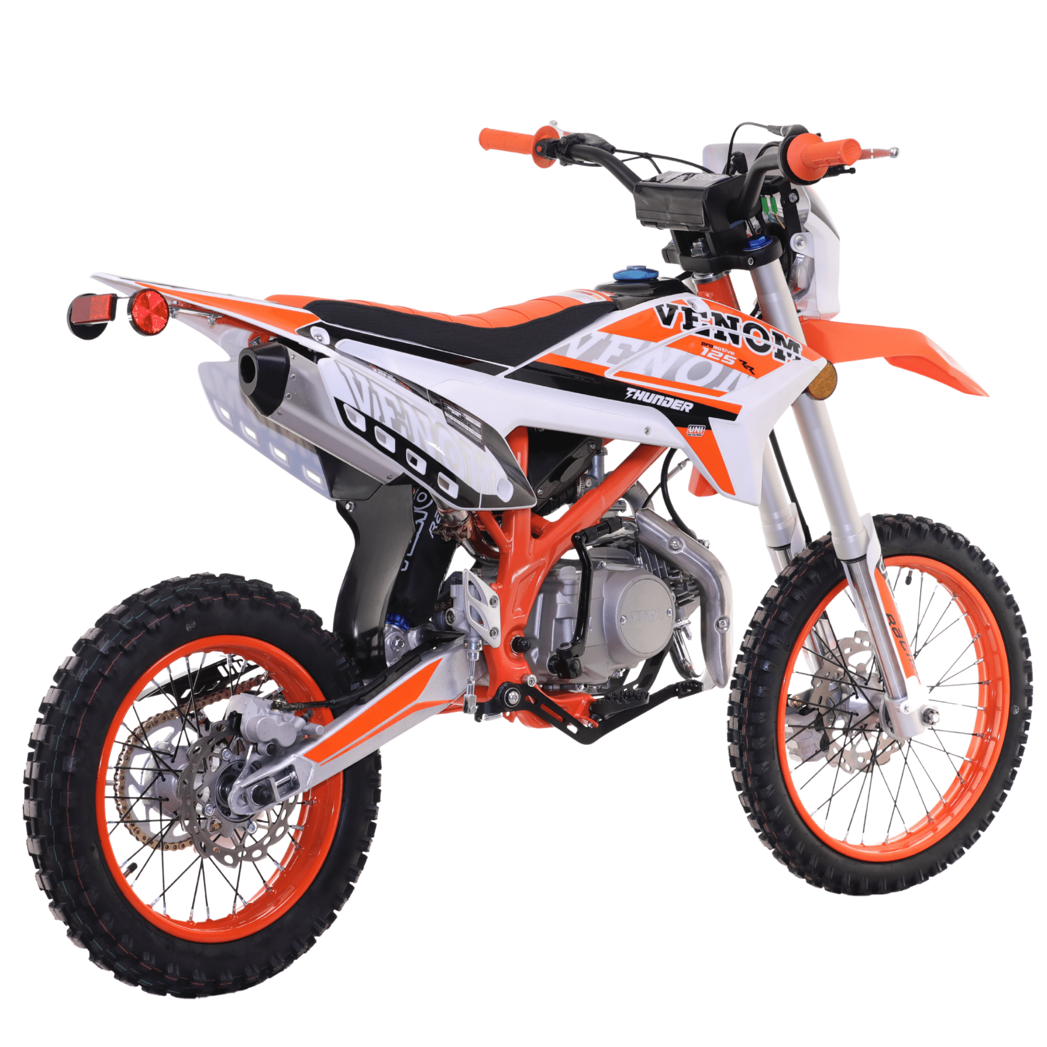 Venom Thunder 125cc Dirt Bike – 4-Speed Manual Transmission, Off-Road Ready