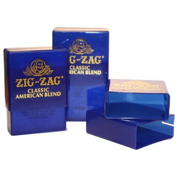 Zig Zag CrushGard Cigarette Case Box Adjustable for 100mm and King Size (Pack of 12)