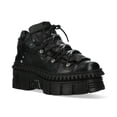 thumbnail image 3 of New Rock WALL106-S13 Unisex Black Leather Gothic Boots, 3 of 8