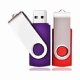 thumbnail image 1 of 2-pack (32 GB, red/purple) 32 GB USB memory USB 2.0 memory stick, 1 of 5