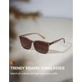 thumbnail image 3 of Gafas de Sol Polarizadas TIJN Clásicas Cuadradas UV400 para Hombre y Mujer, 3 of 7