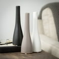 thumbnail image 5 of Sullivans Neutral Slim Ceramic Vase Set of 3, 8.5"H Multicolored, 5 of 8