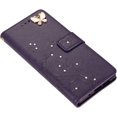 thumbnail image 2 of Compatible with Samsung Galaxy S21 FE 5G Case Glitter with Card Holder Flip Wallet Phone Case for Women Crystal Butterfly Shockproof Protective Case for Samsung Galaxy S21 FE 5G,Purple GY, 2 of 16