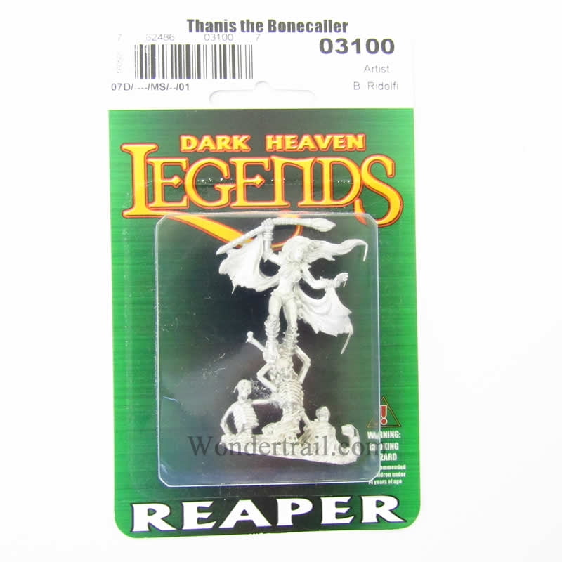 Reaper Miniatures 03100 Thanis The Bonecaller Dark Heaven Legends Metal Mini for sale online