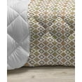 thumbnail image 3 of Off White Down Alternative Comforter, Pattern of Grunge Style Continuing Polka Dots in Retro Soft Tones, Microfiber Quilt for All Season, 5 Sizes, Pale Salmon and Cream, by Ambesonne, 3 of 3