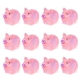 thumbnail image 2 of Dserhfy 12Pcs Mini Pig Figurine Glow-in-the-dark Resin Tiny Pig Ornament Miniature Animal Statue Toy Fairy Garden Microlandscape Desktop Decoration, 2 of 8