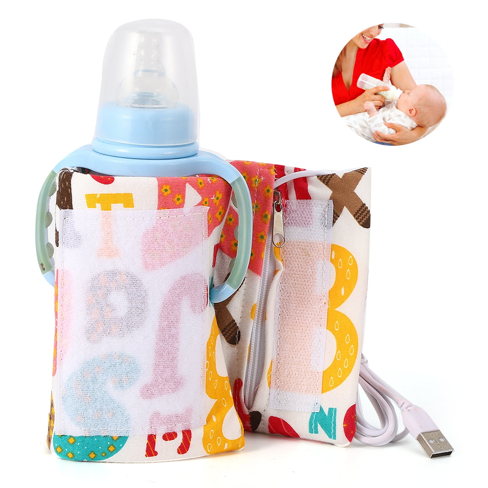 USB Baby Bottle Warmer Portable Outdoor Infant Milk Feeding Insulated Bag P⑤ 