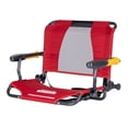 thumbnail image 2 of GCI Outdoor Stadium Rock-Cliner Red Rocking Stadium Seat for Bleachers with Back Support And Armrests, 2 of 14