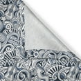 thumbnail image 4 of Ambesonne Popstar Party Window Valance, Music Doodle Art, 54" X 12", Blue Dark Blue White, 4 of 5