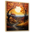 thumbnail image 2 of Designart "Countryside Autumnal Canopy Collage I" Landscape & Nature Floater Framed Canvas Wall Art, 2 of 7