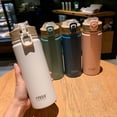 thumbnail image 2 of 530/750 Mug With Straw Steel Thermal Insulation Straight Cup Thermal Water Bottle Tumbler Thermocup 1pcS, 2 of 6