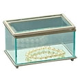 thumbnail image 2 of Creative Gifts International 003616 5.25 in. Glass Rectangular Hinged Box, 2 of 4