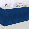 thumbnail image 6 of PMU Fringe Table Skirt (Blue) 9 ft x 29 inches Pkg/1, 6 of 7