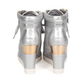 thumbnail image 4 of Vigo Fiore EB96 Women Metallic Mix Media Peep Toe Gold-Plated Wedge Sneaker, 4 of 6