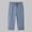 Blue, variant on Plus Size Capris for Women Elastic High Waisted Capri Pants Lightweight Quick Dry Zipper Capris Pant