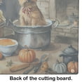 thumbnail image 2 of Norwich Terrier Fall Kitchen Pumpkins Glass Cutting Board Large 12 in x 15 in, 2 of 5
