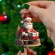 thumbnail image 5 of 1Pcs 2D Cartoon Mini Santa Claus Christmas Tree Decoration Hanging Pendant Holiday Old Man Decorations Xmas Hanging Accessories, 5 of 5