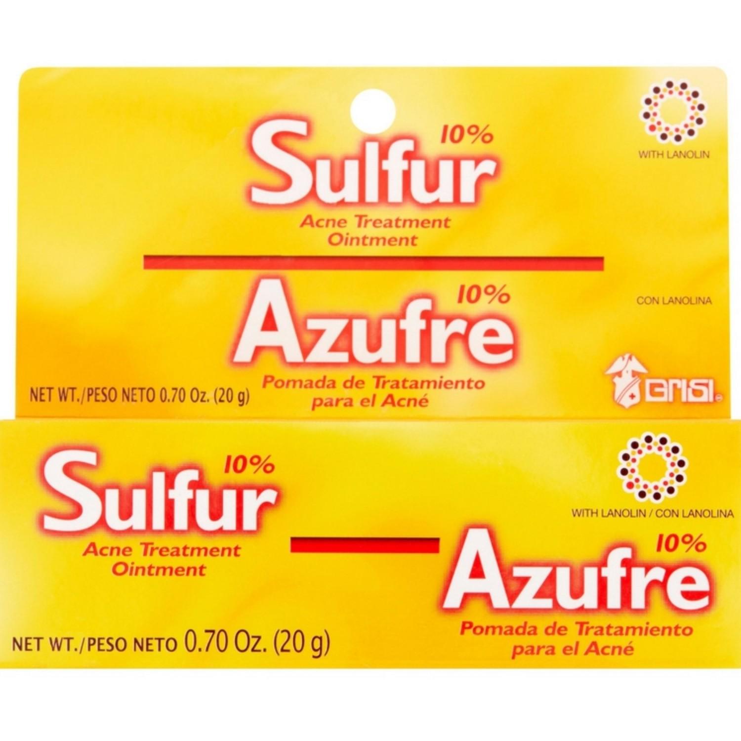 Grisi Sulfur Acne Treatment Ointment, 7 Oz. - Walmart.com