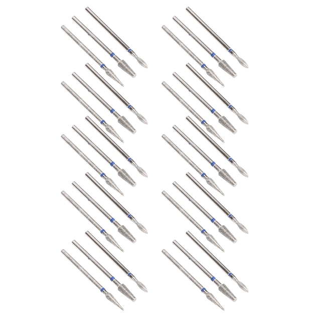 Broca Para Uñas, Puntas De Pulidor, Accesorio De Repuesto, Cabezal Pulidor De Uñas, 30 Piezas, Broca Para Cutículas Para Taladro De Uñas, Cutícula Para Taladro De Uñas
