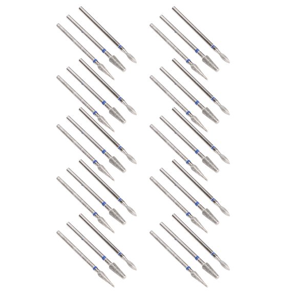 Broca Para Uñas, Puntas De Pulidor, Accesorio De Repuesto, Cabezal Pulidor De Uñas, 30 Piezas, Broca Para Cutículas Para Taladro De Uñas, Cutícula Para Taladro De Uñas