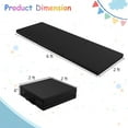 thumbnail image 2 of Spaco 6 x 2 FT Tri-Fold Gym Mat, Mat with Handles and Removable Zippered Cover, Folding Thick Exercise Mat for Tumbling, Black, 2 of 8