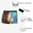 thumbnail image 4 of Fotbe Cartoon Cloud Puppy Men’s Total Support Pouch Boxer Briefs, X-Temp Cooling, Moisture-Wicking Underwear, Regular, Long-leg and Trunk-Small, 4 of 6