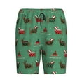 thumbnail image 6 of Daiia Christmas Dachshund Mens Woven Stretch Pajama Short,Short Pajama Pants-XX-Large, 6 of 7