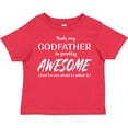 thumbnail image 3 of Inktastic Yeah My Godfather is Pretty Awesome Boys or Girls Toddler T-Shirt, 3 of 5