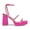 HOT PINK-RHINESTONE, variant on Women's Platform Strappy Heels Open Toe Ankle Strap Square Party Sandals Y2K Dress Shoes