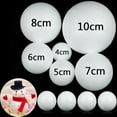 thumbnail image 3 of Yannee Blank Round Solid Polystyrene Styrofoam Foam Ball for Wedding Craft, 3 of 6
