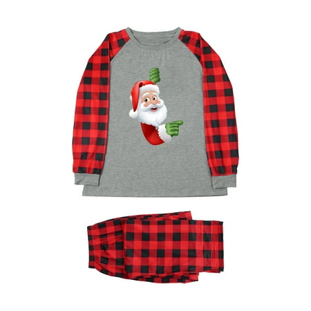 

NECHOLOGY Matching Christmas Pajama Pants Or Family Parent Child Women Mom Outfit Merry Easter Pajamas Family Set Suit H Small