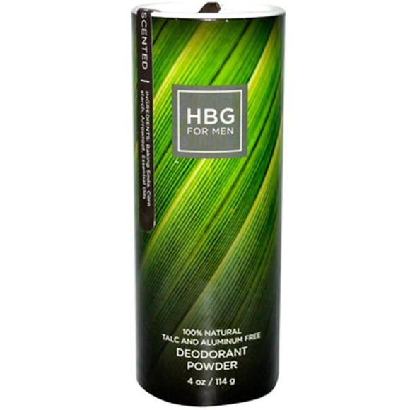 Honeybee Gardens Mens Deodorant Powder Unscented - 4 oz