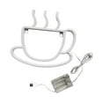 thumbnail image 3 of BELOVING LED Coffee Cup Neon Light Welcome LED Night Light Opening Restaurant Kitchen white Pink Blue, 3 of 10