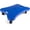 Blue, variant on Plastic Scooter Board with Contoured Handles - Blue, 16" x 12"
