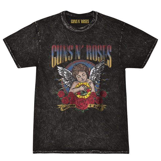Guns N‘ Roses Nous Sommes de Retour Style Rétro de Rue T-Shirts Imprimés Lavage Mode Féminine Manches Courtes Amples T-Shirts d'Été Femmes