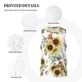 thumbnail image 6 of Gaeub Sunflowers Leaves And Birds Men's Mesh Basketball Jersey, Quick-Drying Sleeveless Top S-4XL, Loose Muscle Tank Top -Medium, 6 of 9