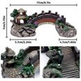 thumbnail image 2 of Aquarium Decoration Fish Tank Bridge Artificial Fish Tank Resin Arch Bridge Fish Tank Brid, 2 of 5